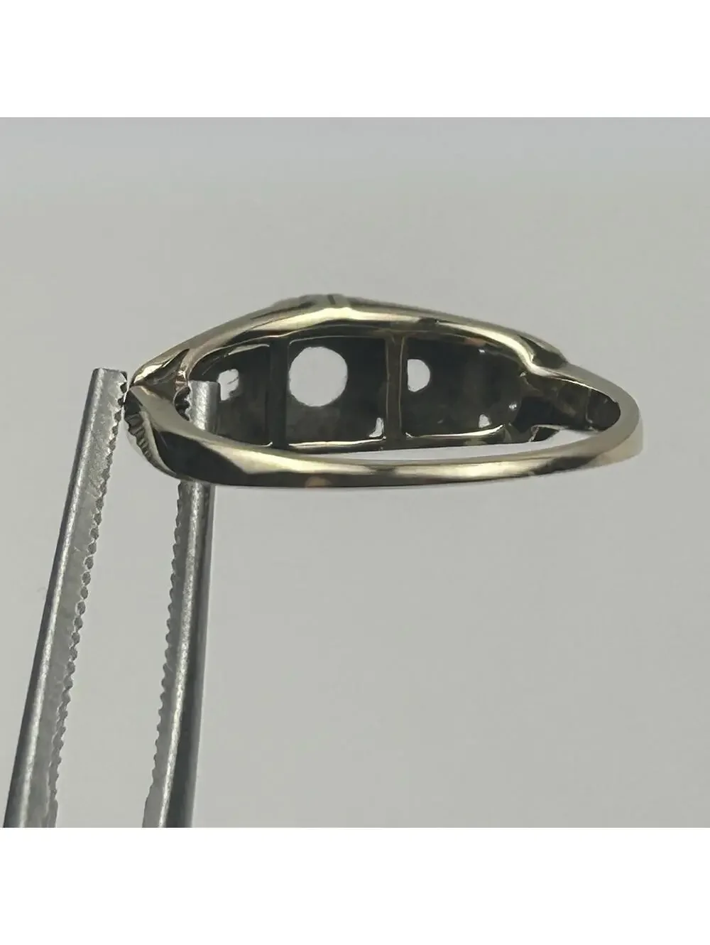Granat Bros 14k Yellow Gold Engagement Ring Setting Mounting 1.84 Grams NO STONE - Picture 10 of 16
